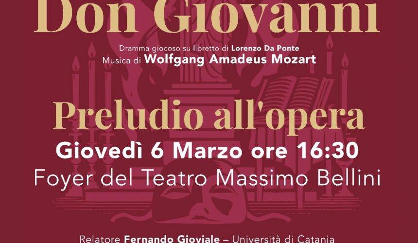 Preludio all’opera –  Don Giovanni